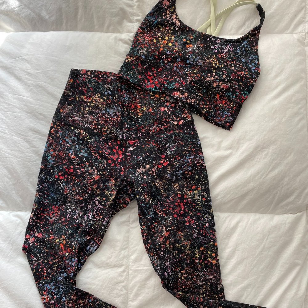 lululemon Women's Training High-Rise Floral SET
